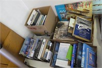 4 boxes of aviation books