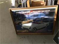 Kerbeck Corvette framed poster