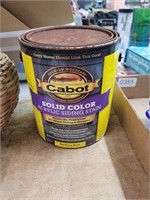 Solid color acrylic siding stain