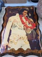 Elvis plaque 16x21