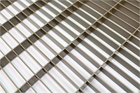 4" X 24" Floor Grille - Fixed Blades Air Grill -