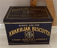 Krak-R-Jak Biscuits tin