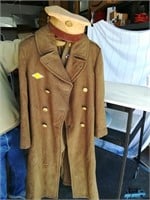 Military Uniform Including Wool Overcoat