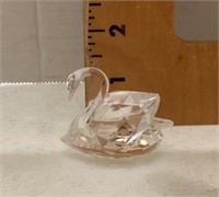 Swarovski crystal swan