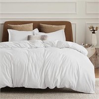 Bedsure Collections Duvet white fluffy bed cover