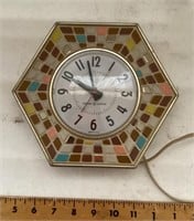 General Electric mosaic wall clock