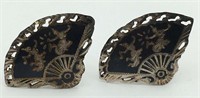 Siam Sterling Silver Signed Cuff Links