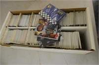Box of NASCAR trading cards