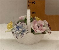 Royal Doulton porcelain flower basket