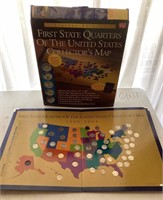 First state quarters collector's map