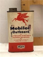 Mobiloil outboard motor oil tcan