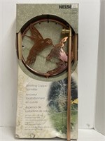Whirling Copper Sprinkler with hummingbird