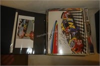 Album of Jeff Gordon trading cards and other