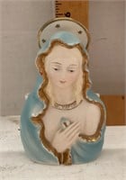 Ceramic Virgin Mary planter