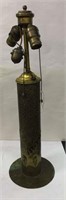 Trench Art Lamp Base, Mother