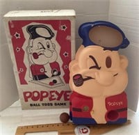Popeye ball toss game