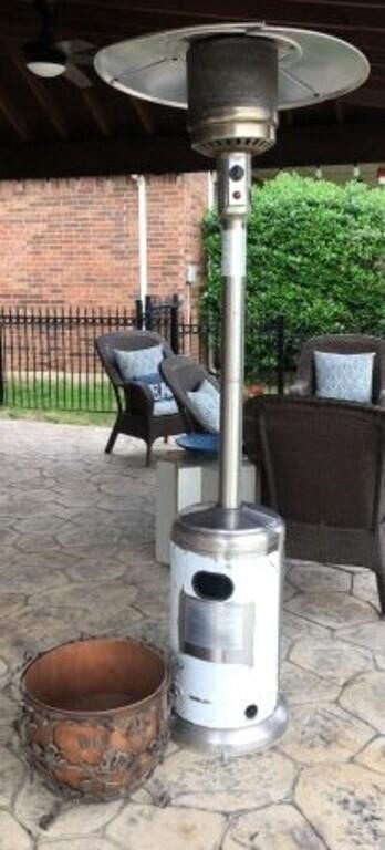 Propane Outdoor Heater and Planter