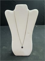 Marked Sterling Necklace & Pendant