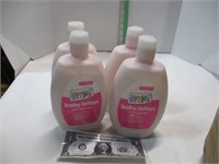 4 Bottles Baby Lotion