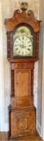 Hepplewhite Grandfather Tall Clock 1790's