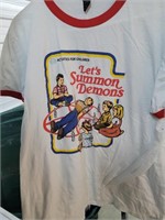 Let's summon demons t-shirt size L