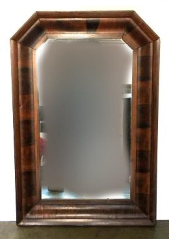 Vintage Beveled Frame Wall Mirror