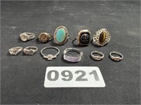 Marked Sterling Rings