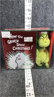 the grinch- book and plush