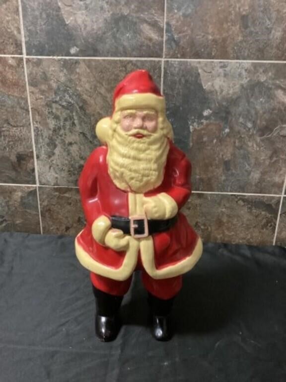 Vintage plastic santa