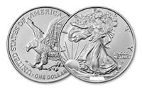 US 1 oz .999 fine Silver Eagle Coin, Random Date
