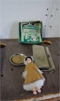 Vintage Doll, Purse, & More
