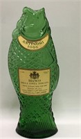 Antinori 1966 Green Glass Fish Bottle