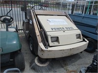 Parking lot sweeper