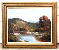 Stelzer Landscape Oil on Canvas