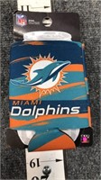 dolphins drink coozie