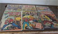 (6) Vintage Comics- Kid Colt, Gunhawks
