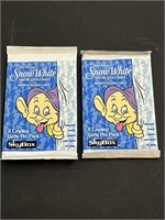 2 Sky Box Snow White Trading Card Packs