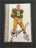 1998 HOF Paul Hornung Autographed Large Card