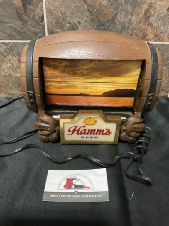 Hamm’s beer sign- needs bulb-