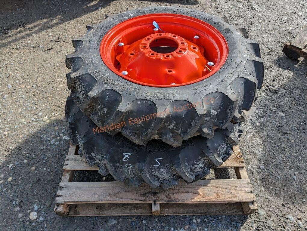 9.5-24 Good Year Tractor Tires w/ Rims