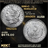 ***Auction Highlight*** 1896-o Morgan Dollar $1 Gr