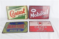 Reproduction Gas Station Oil Ads Metal Signs