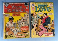 2-DC Young Romance comics.