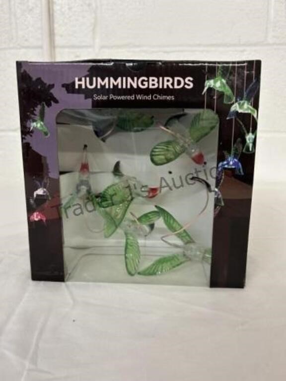 Solar Hummingbird Windchimes