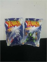 Two vintage X-Men figures
