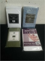 Two new packages of king size pillow cases, set