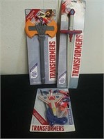 New Transformers energon ax, energon sword, and