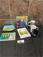 Photo book, mugs and misc