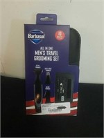 New Barbasol 10-piece all-in-one men's travel