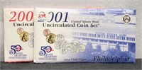2001 UNCIRCULATED COIN SET BOTH P & D